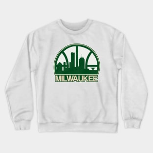 Milwaukee Basketball Skyline Crewneck Sweatshirt